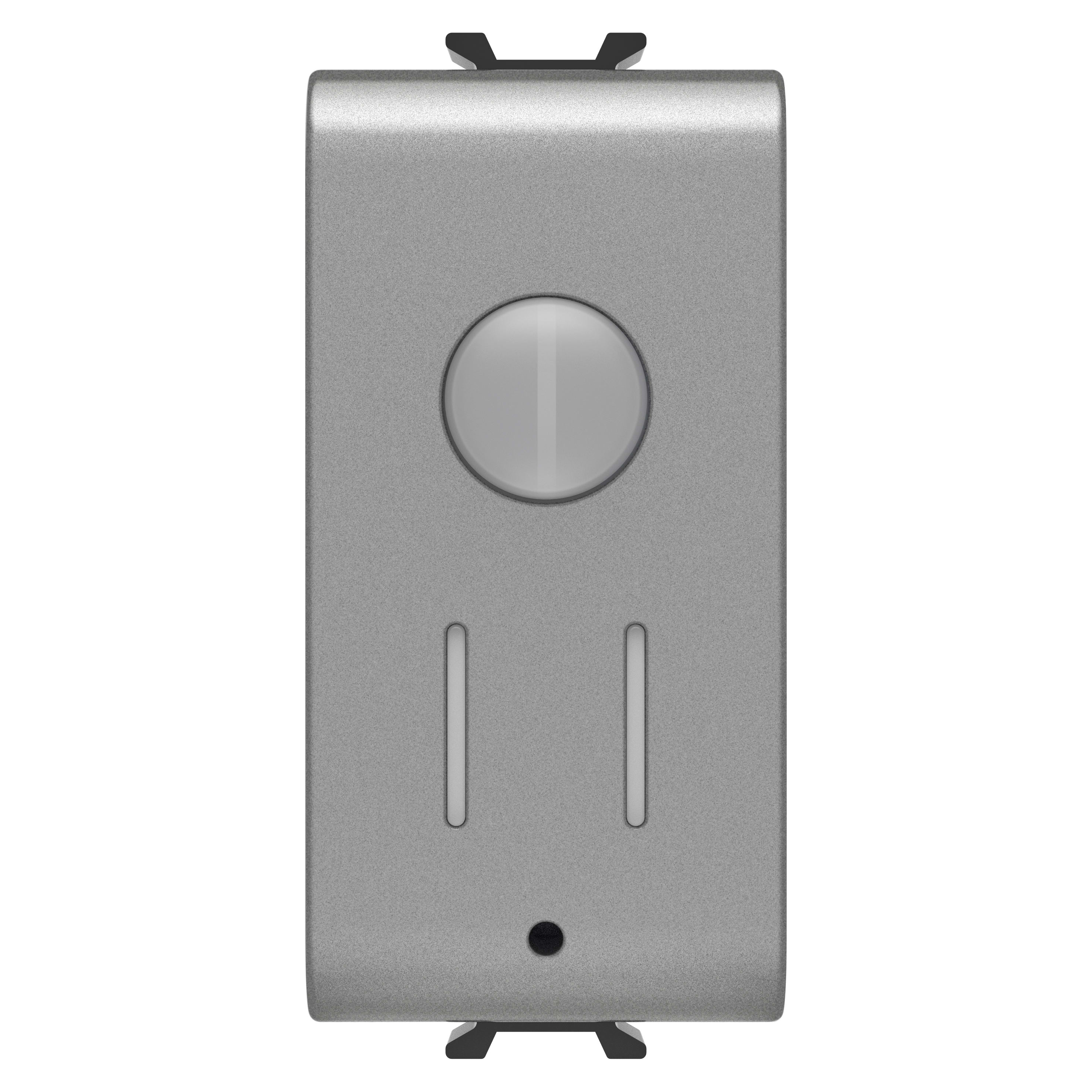 GEWISS - GEWGW14856 SENSORE DI MOVIMENTO CONNESSO - ZIGBEE - 100-240 V ac 50/60 Hz - NA 2A (AC1) 240 V ac - 1 MODULO - TITANIO - CHORUSMART