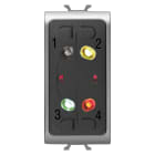 GEWISS - GEWGW14940 INSERITORE PARZIALIZZATORE DA INCASSO - ANTIFURTO FILARE - TITANIO - CHORUSMART