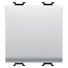GEWISS - GEWGW15031 INTERRUTTORE UNIPOLARE 250V ac - 16AX - TASTO NEUTRO - 2 MODULI - BIANCO SATINATO - CHORUSMART