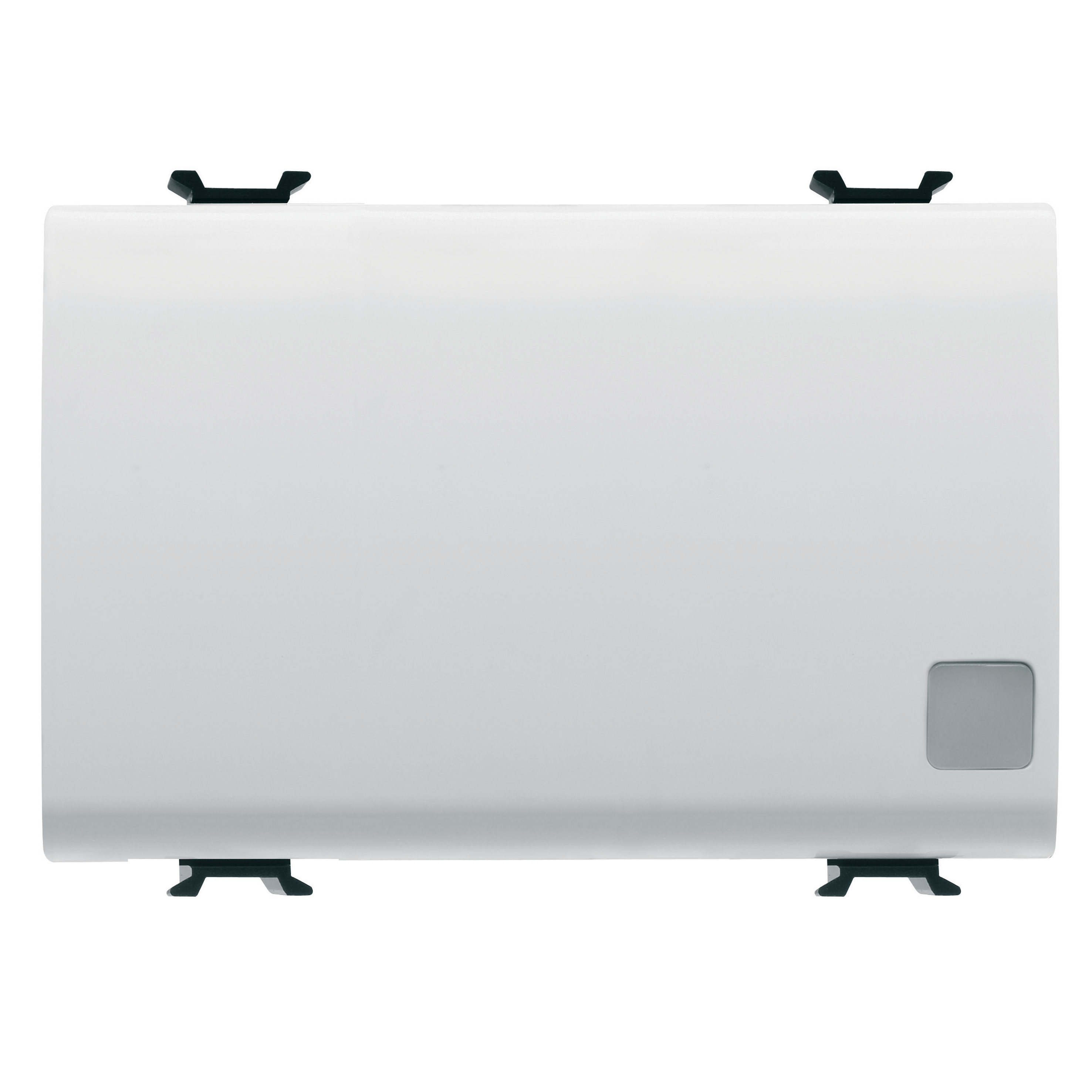 GEWISS - GEWGW15183 PULSANTE UNIPOLARE 250V ac - NA 16A ILLUMINABILE - CON LENTE NEUTRA SOSTITUIBILE - 3 MODULI - BIANCO SATINATO - CHORUSMART