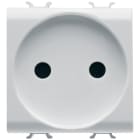 GEWISS - GEWGW15246 PRESA STANDARD FRANCESE 250V ac - 2P 16A - 2 MODULI - BIANCO SATINATO - CHORUSMART
