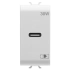 GEWISS GEWGW15415 ALIMENTATORE USB C 30W PD - BIANCO SAT.