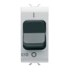 GEWISS - GEWGW15467 INTERRUTTORE AUTOMATICO MAGNETOTERMICO - CURVA C - 1P+N 10A 230Vac - 1 MODULO - BIANCO SATINATO - CHORUSMART