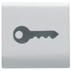 GEWISS - GEWGW15543 TASTO INTERCAMBIABILE - 22X22mm - CHIAVE - BIANCO SATINATO - CHORUSMART