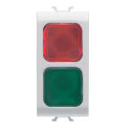 GEWISS GEWGW15629 SPIA DI SEGNAL.DOPPIA ROSSO/VERDE B.SAT
