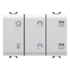 GEWISS - GEWGW15785A PULS.6CH TASTI E SIMB.+COM.MOT.KNX B.SAT