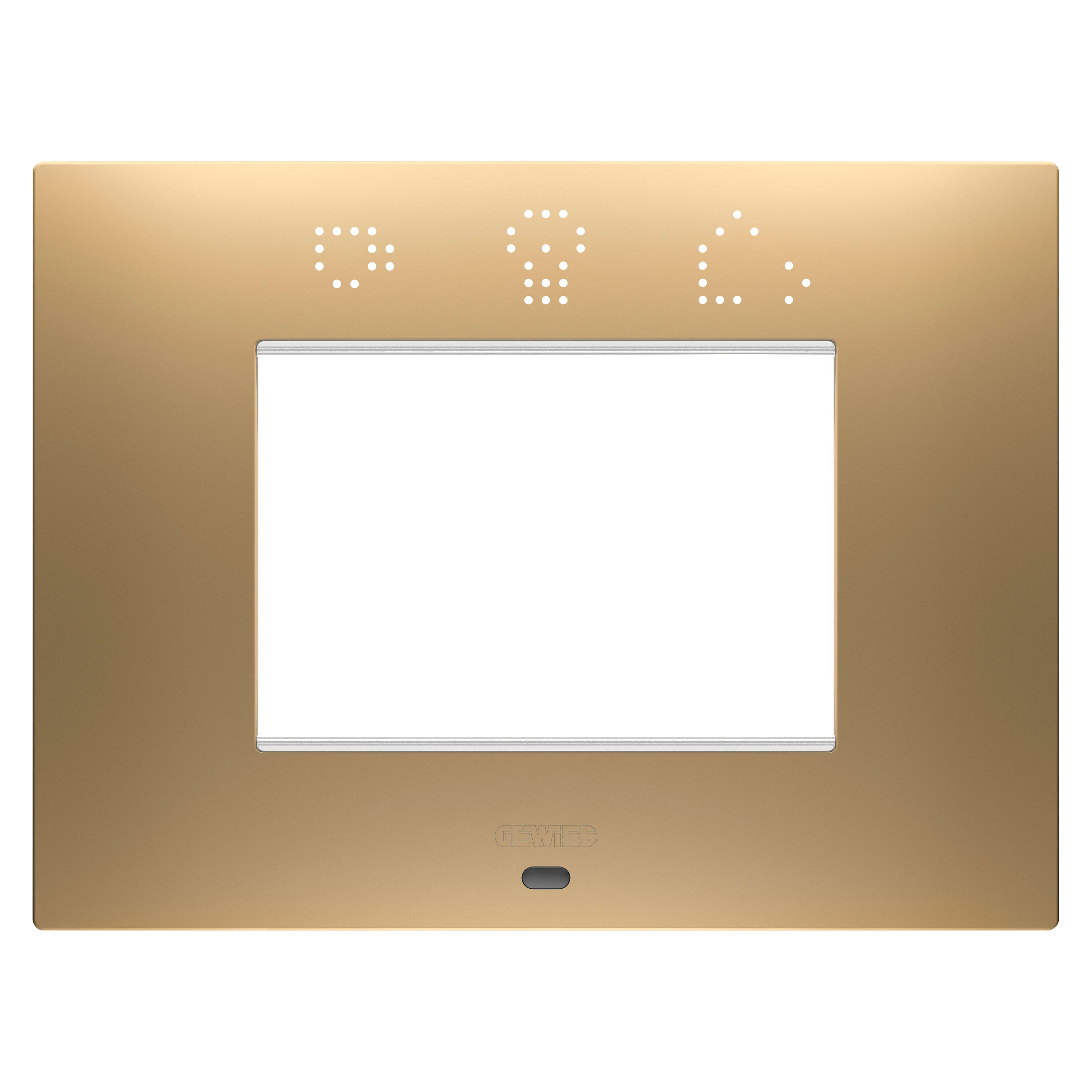 GEWISS GEWGW16003SSG PLACCA EGO SMART 3M ORO