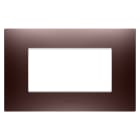 GEWISS - GEWGW16004CP PLACCA EGO - IN TECNOPOLIMERO VERNICIATO - 4 POSTI - RAME - CHORUSMART