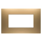 GEWISS - GEWGW16004SG PLACCA EGO - IN TECNOPOLIMERO VERNICIATO - 4 POSTI - ORO - CHORUSMART