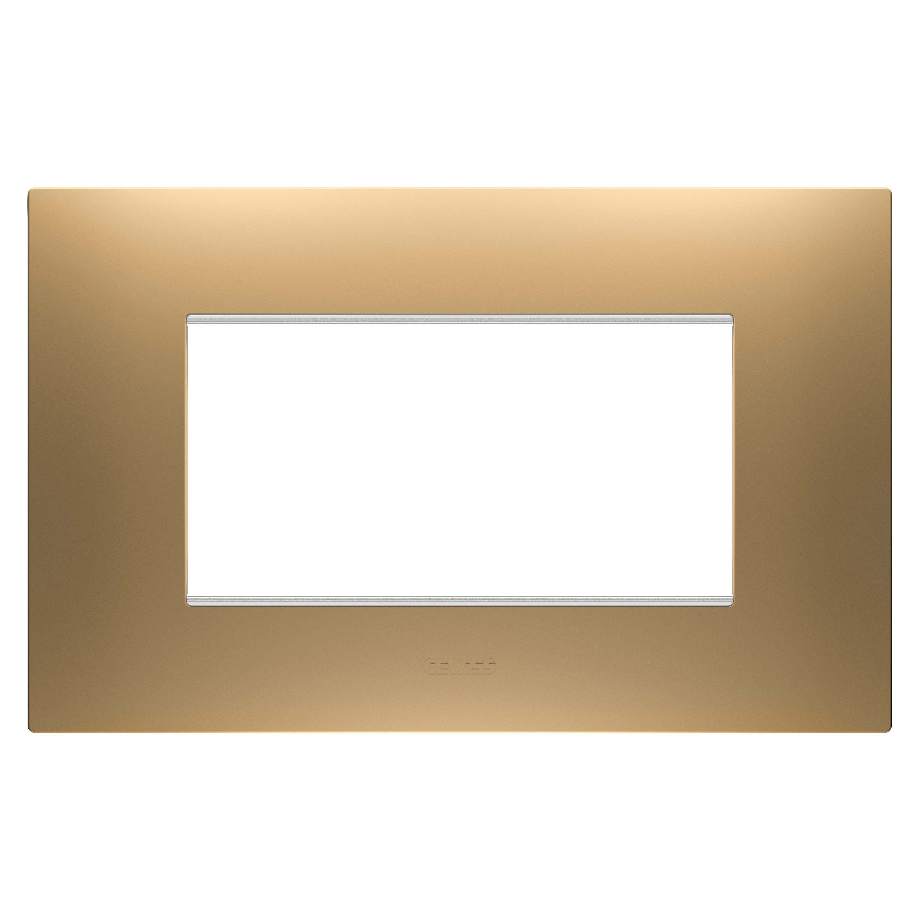 GEWISS - GEWGW16004SG PLACCA EGO 4M ORO