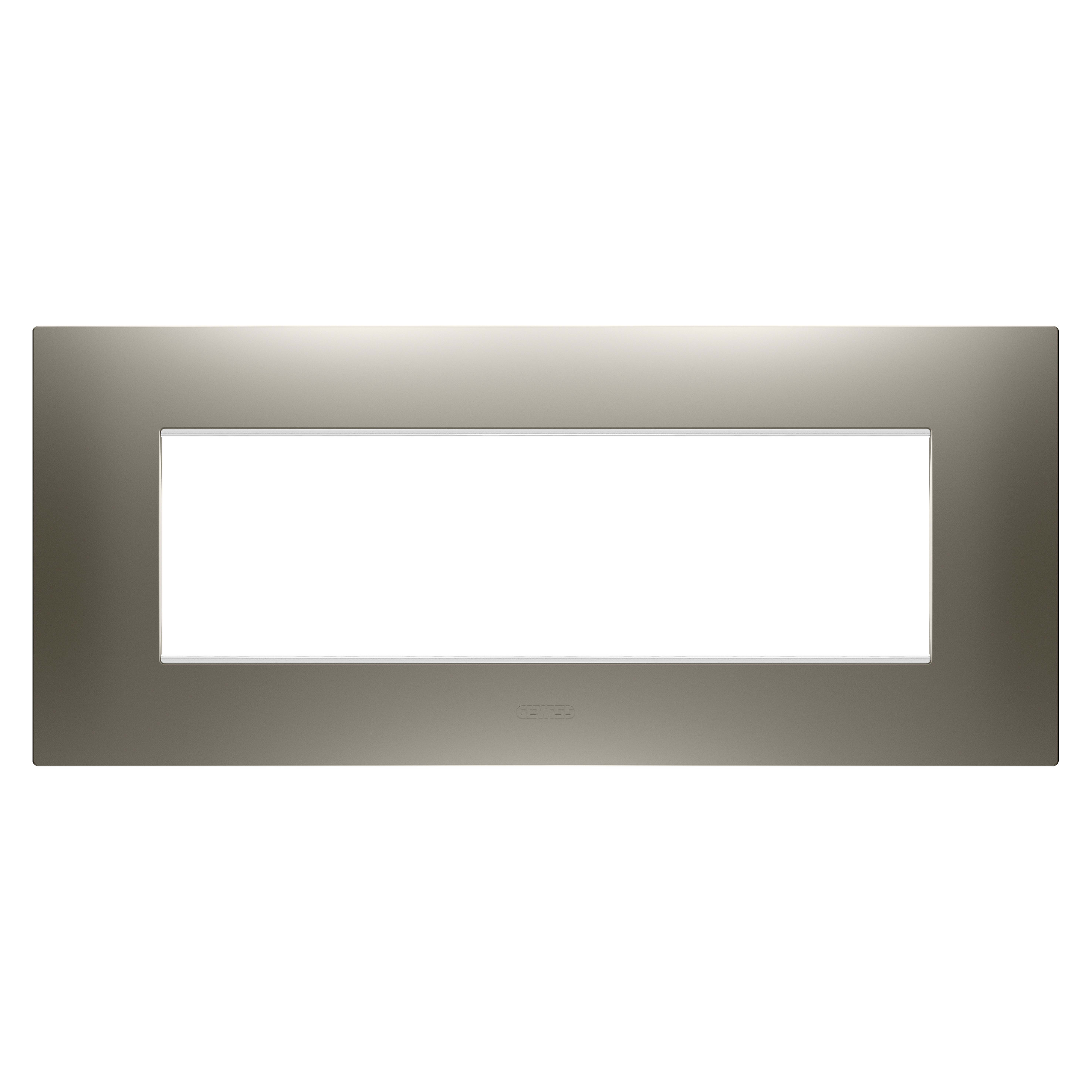 GEWISS - GEWGW16007ST PLACCA EGO 7M ACCIAIO