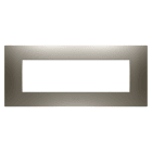 GEWISS - GEWGW16007ST PLACCA EGO 7M ACCIAIO