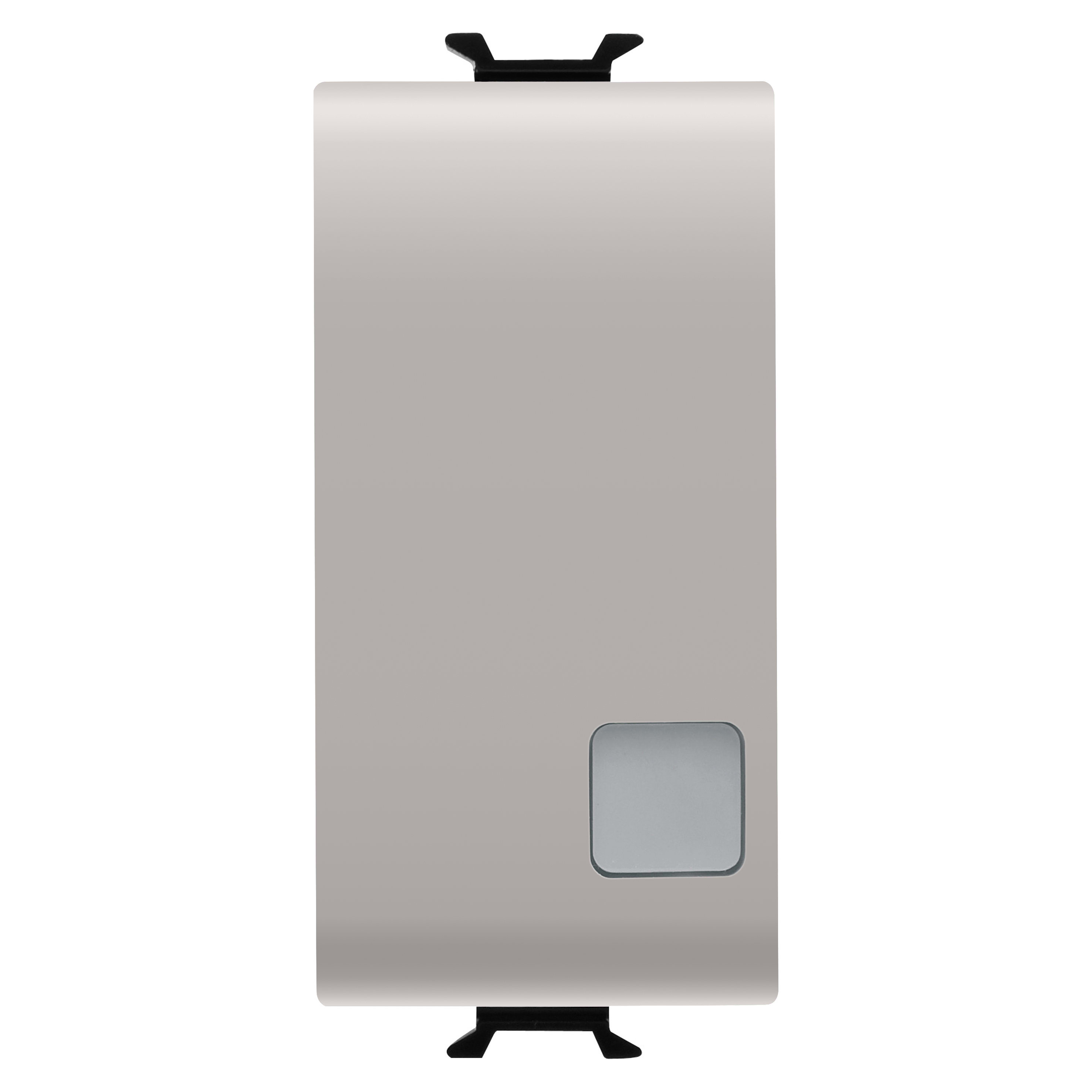 GEWISS - GEWGW13133 PULSANTE UNIPOLARE 250V ac - NA 16A ILLUMINABILE - CON LENTE NEUTRA SOSTITUIBILE - 1 MODULO - NATURAL BEIGE SATINATO - CHORUSMART