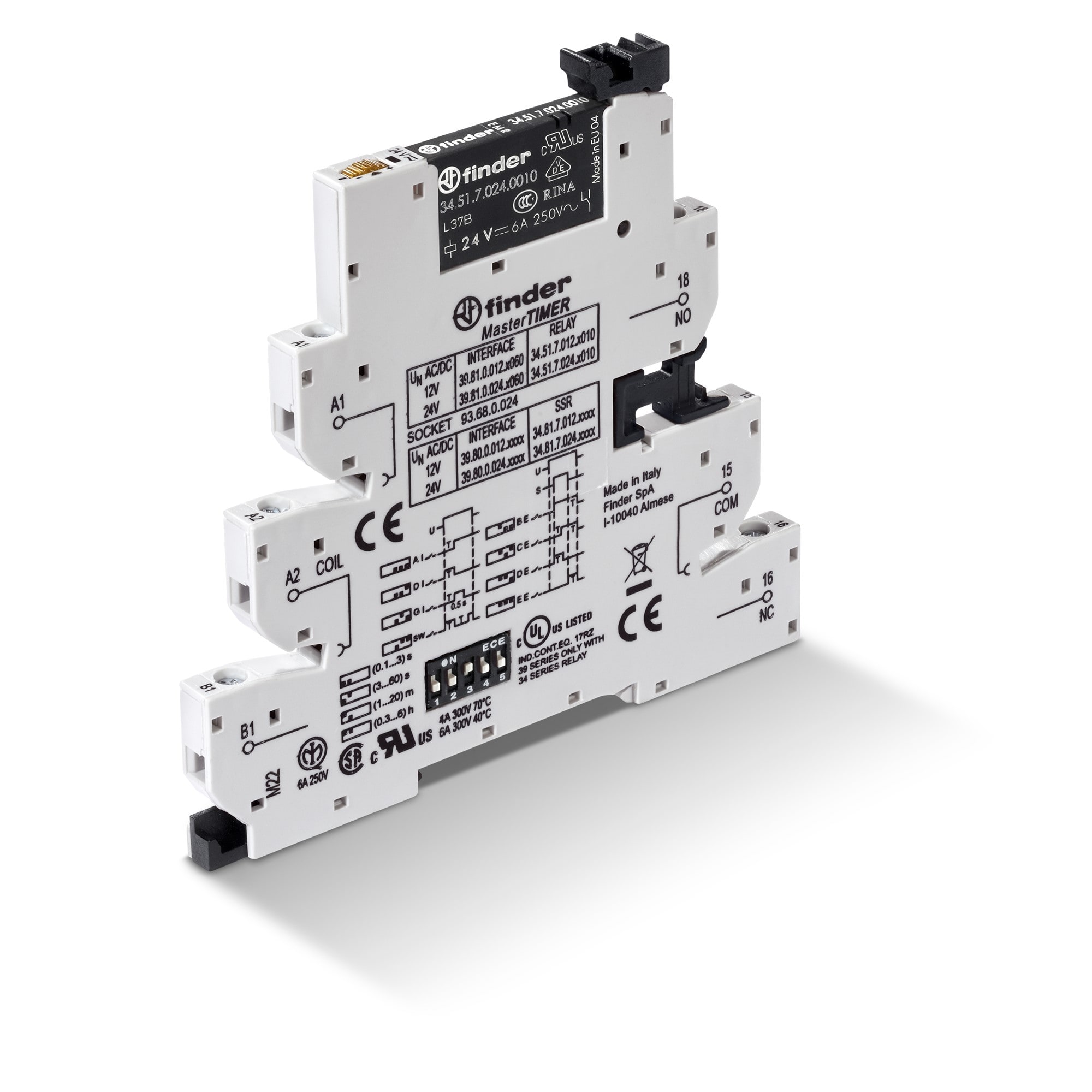 FINDER SPA - FIN398100240073 MASTERTIMER INTERFACCIA EMR 1CO MORS.BUS