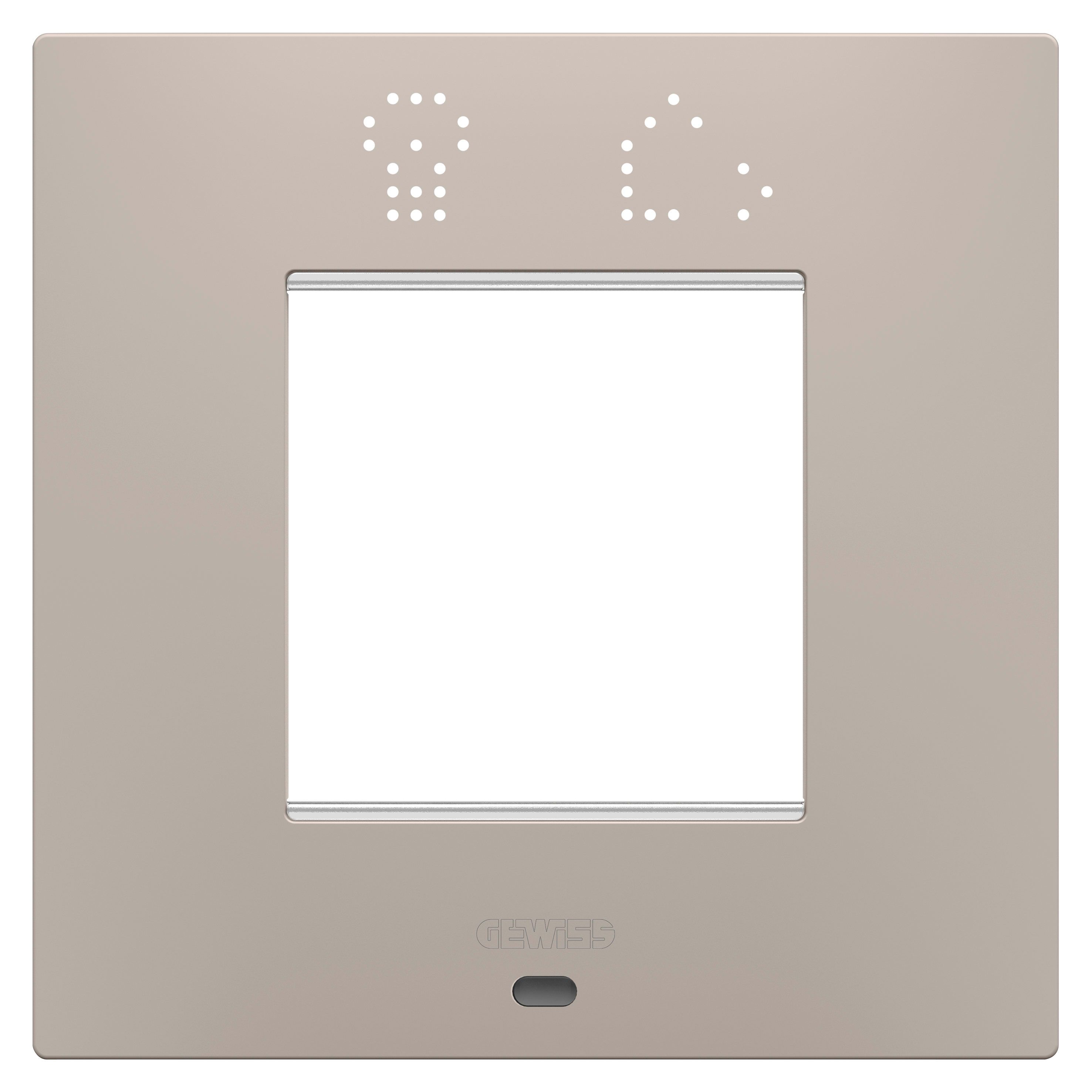 GEWISS - GEWGW16022SDS PLACCA EGO SMART INT 2M DARK SAND