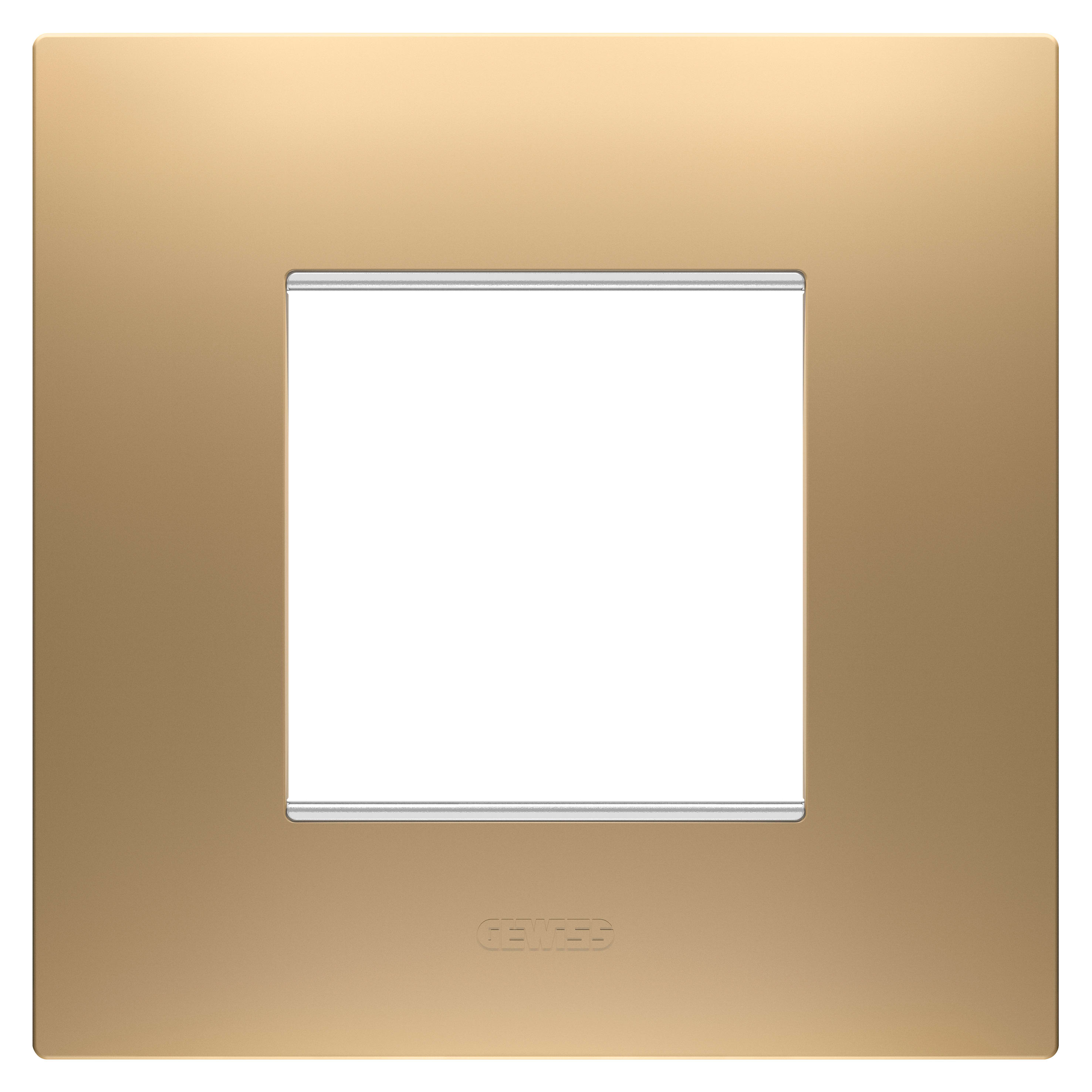 GEWISS - GEWGW16022SG PLACCA EGO INT.2M ORO