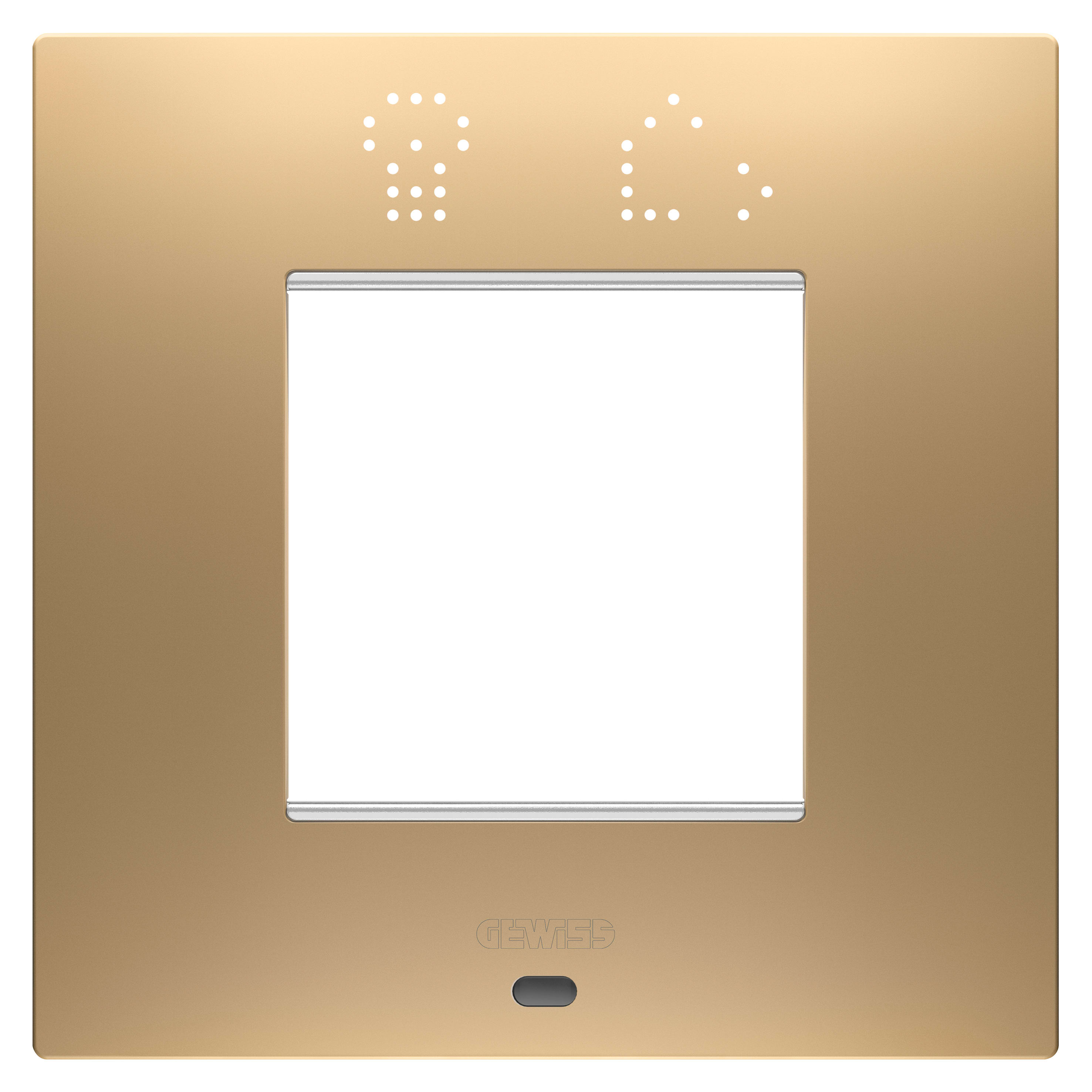 GEWISS GEWGW16022SSG PLACCA EGO SMART INT 2M ORO