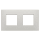 GEWISS - GEWGW16023CY PLACCA EGO INTERNATIONAL - IN TECNOPOLIMERO - 2+2 POSTI ORIZZONTALE - ARGILLA - CHORUSMART