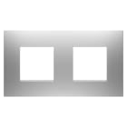 GEWISS - GEWGW16023GR PLACCA EGO INT.2+2M O MAGNETIC GRAY