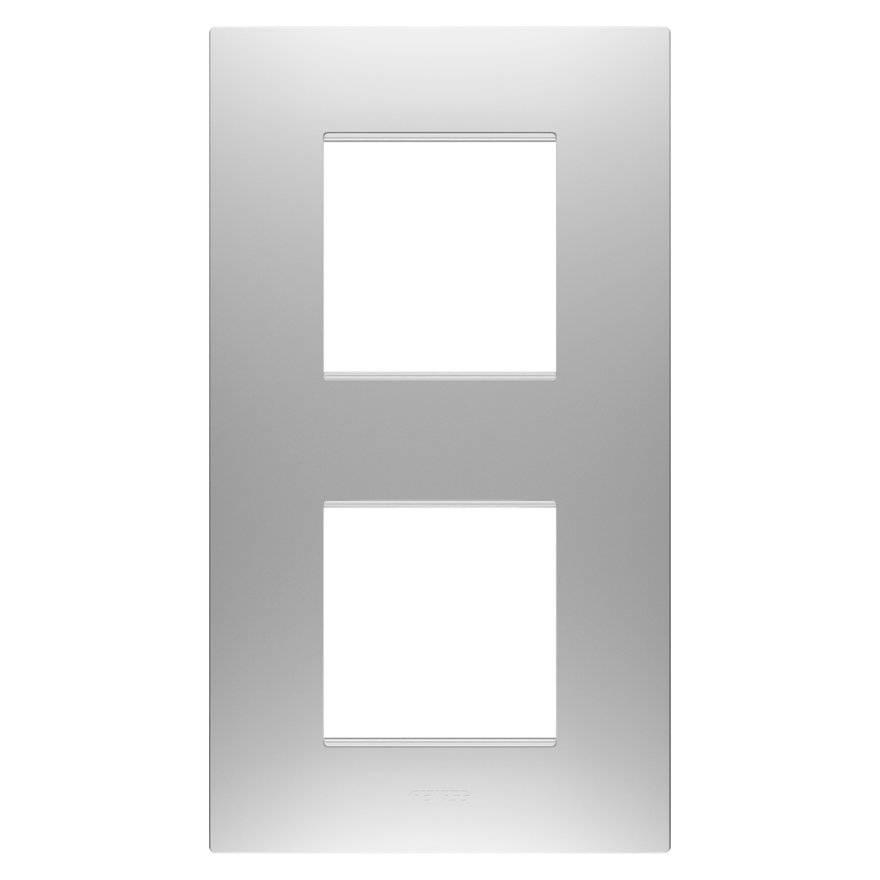 GEWISS - GEWGW16024GR PLACCA EGO INTERNATIONAL - IN TECNOPOLIMERO VERNICIATO - 2+2 POSTI VERTICALE - MAGNETIC GRAY - CHORUSMART