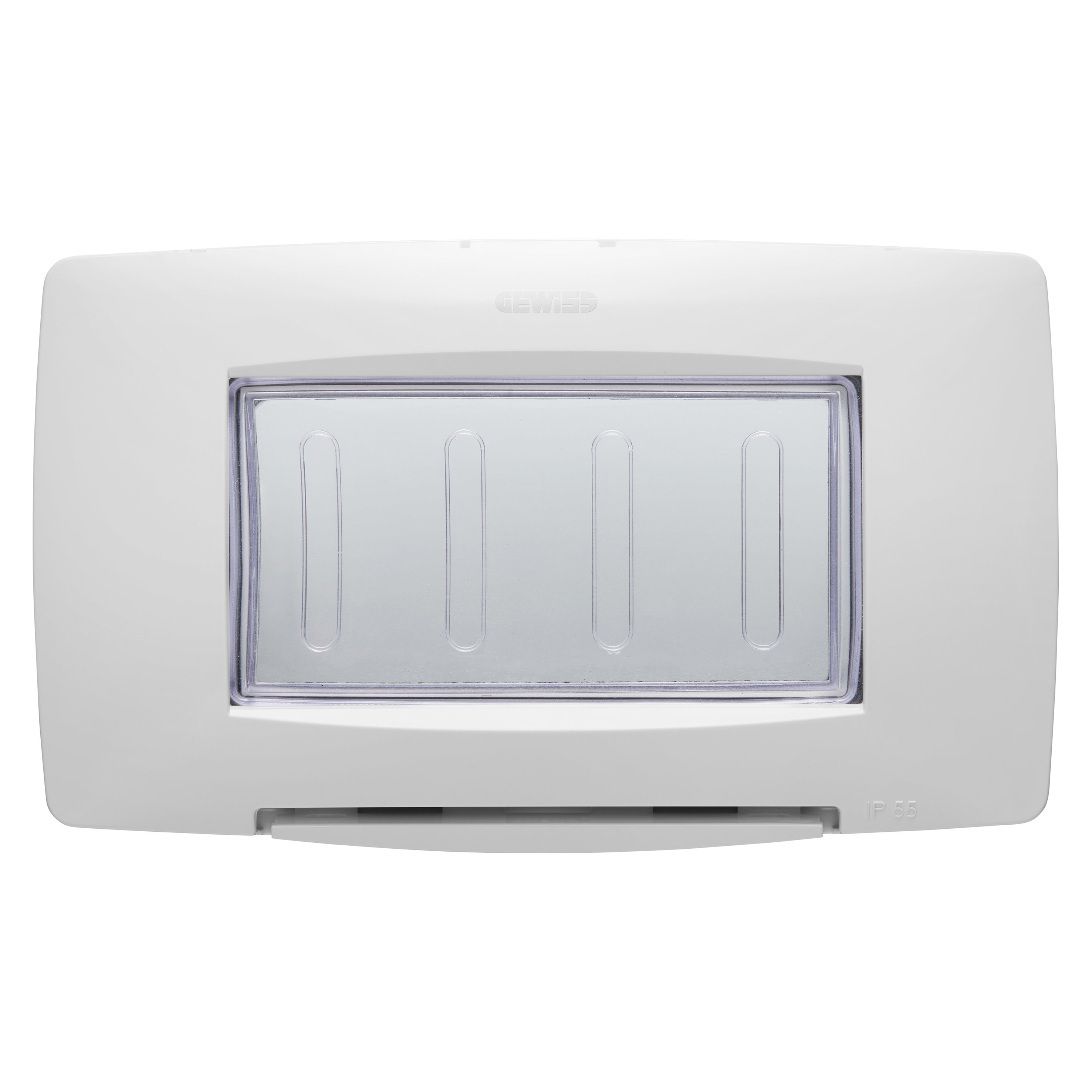 GEWISS GEWGW16704TBN PLACCA STAGNA 4M IP55 BIANCO