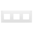 GEWISS - GEWGW16026PW PLACCA EGO INT.2+2+2M O BIANCO SATINATO
