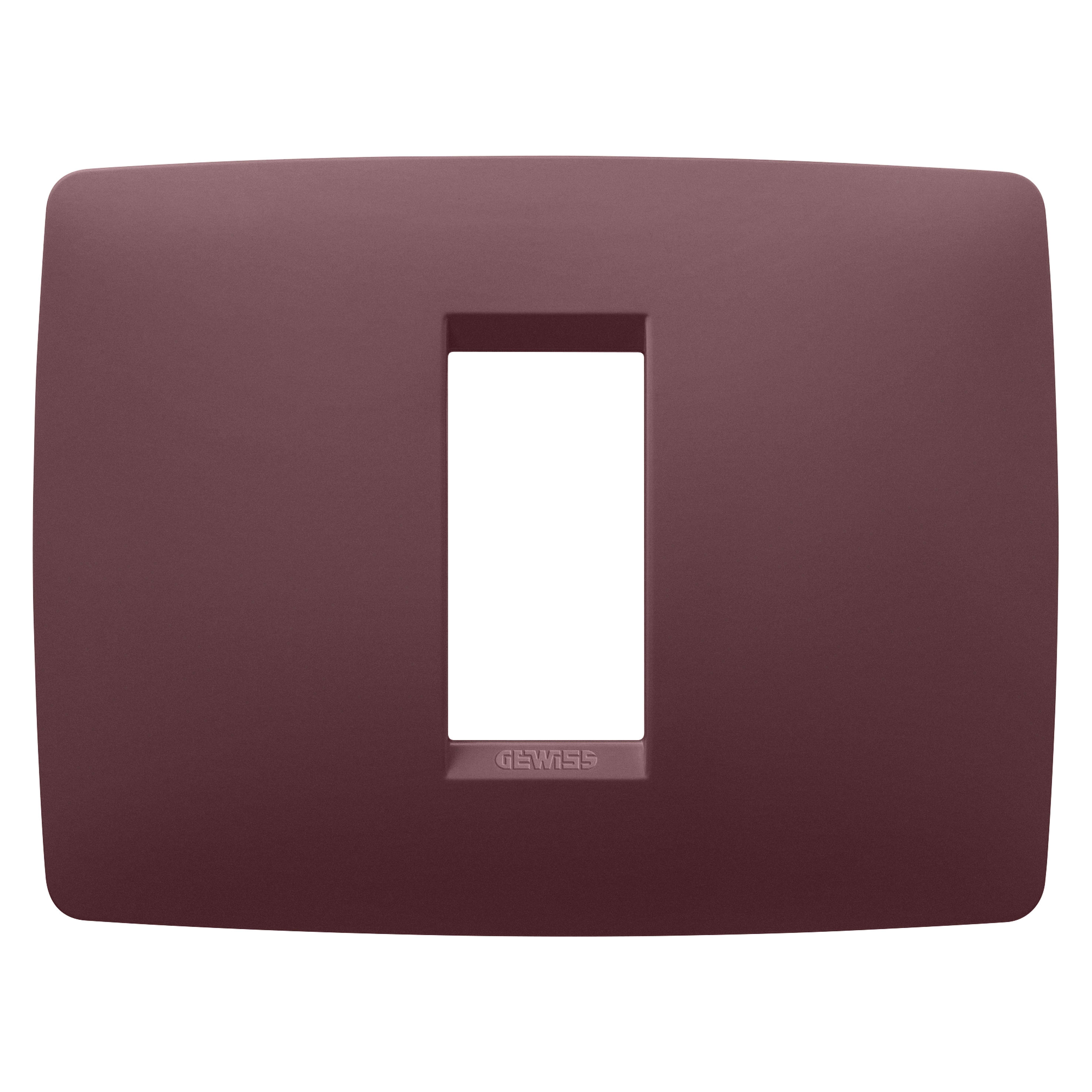 GEWISS - GEWGW16101VD PLACCA ONE 1M TUSCAN RED