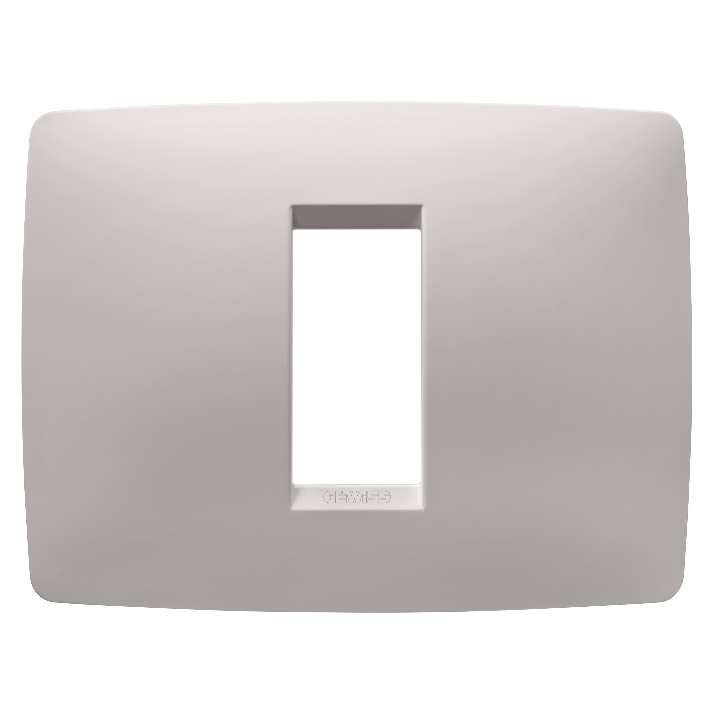 GEWISS GEWGW16101VL PLACCA ONE 1M NATURAL BEIGE SATINATO