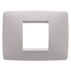 GEWISS - GEWGW16102VL PLACCA ONE - IN TECNOPOLIMERO VERNICIATO - 2 POSTI - NATURAL BEIGE - CHORUSMART