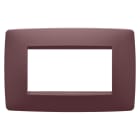 GEWISS - GEWGW16104VD PLACCA ONE - IN TECNOPOLIMERO VERNICIATO - 4 POSTI - TUSCAN RED - CHORUSMART