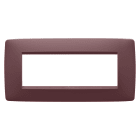 GEWISS - GEWGW16106VD PLACCA ONE - IN TECNOPOLIMERO VERNICIATO - 6 POSTI - TUSCAN RED - CHORUSMART