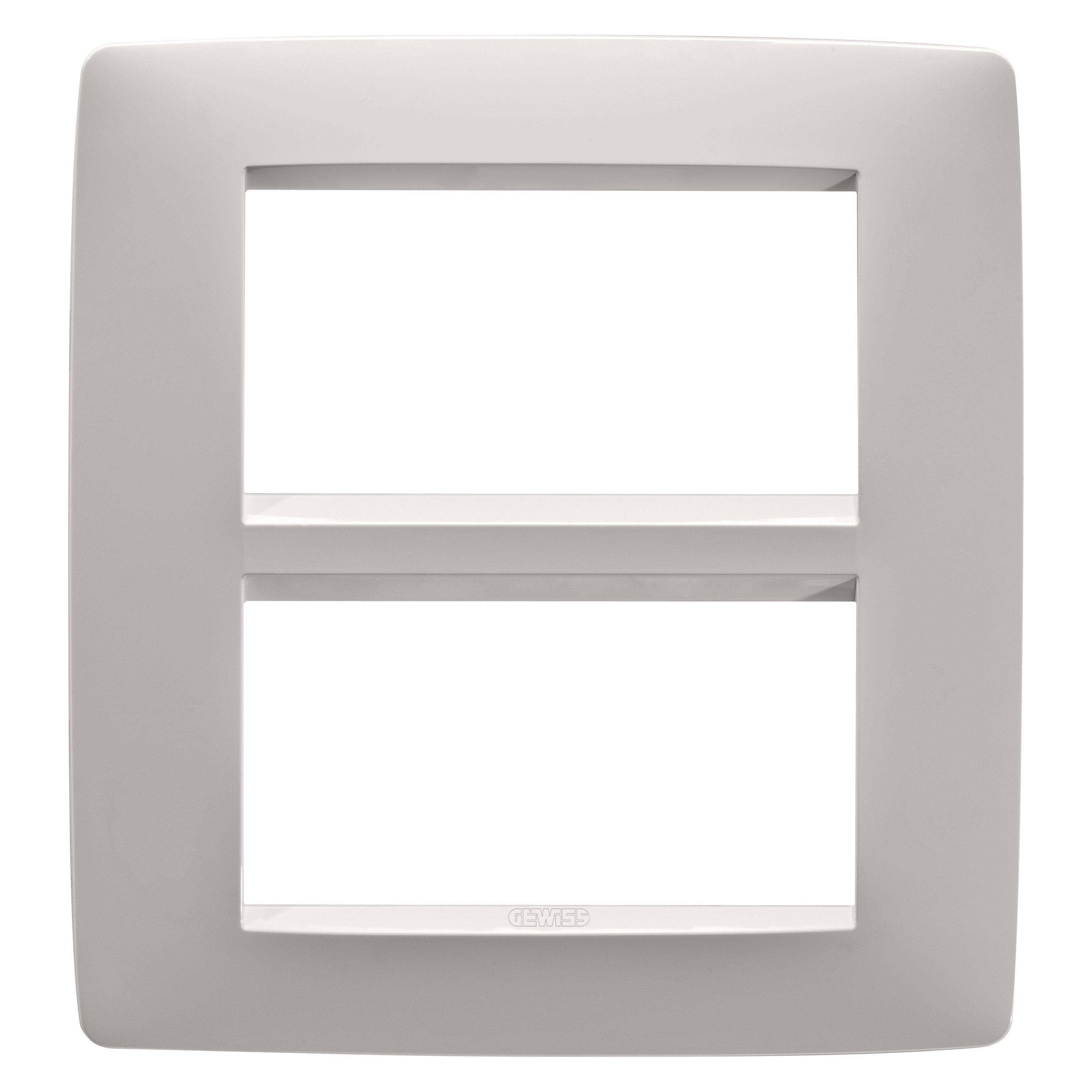 GEWISS - GEWGW16108VL PLACCA ONE - IN TECNOPOLIMERO VERNICIATO - 8 POSTI - NATURAL BEIGE - CHORUSMART