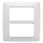 GEWISS - GEWGW16108VW PLACCA ONE - IN TECNOPOLIMERO VERNICIATO - 8 POSTI - BIANCO SATINATO - CHORUSMART