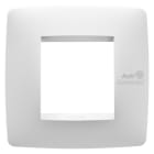 GEWISS - GEWGW16122AB PLACCA ONE INTERNATIONAL - IN TECNOPOLIMERO - 2 POSTI - BIANCO - ANTIBATTERICO - CHORUSMART