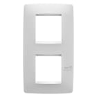 GEWISS - GEWGW16124AB PLACCA ONE INTERNATIONAL - IN TECNOPOLIMERO - 2+2 POSTI VERTICALE - BIANCO - ANTIBATTERICO - CHORUSMART