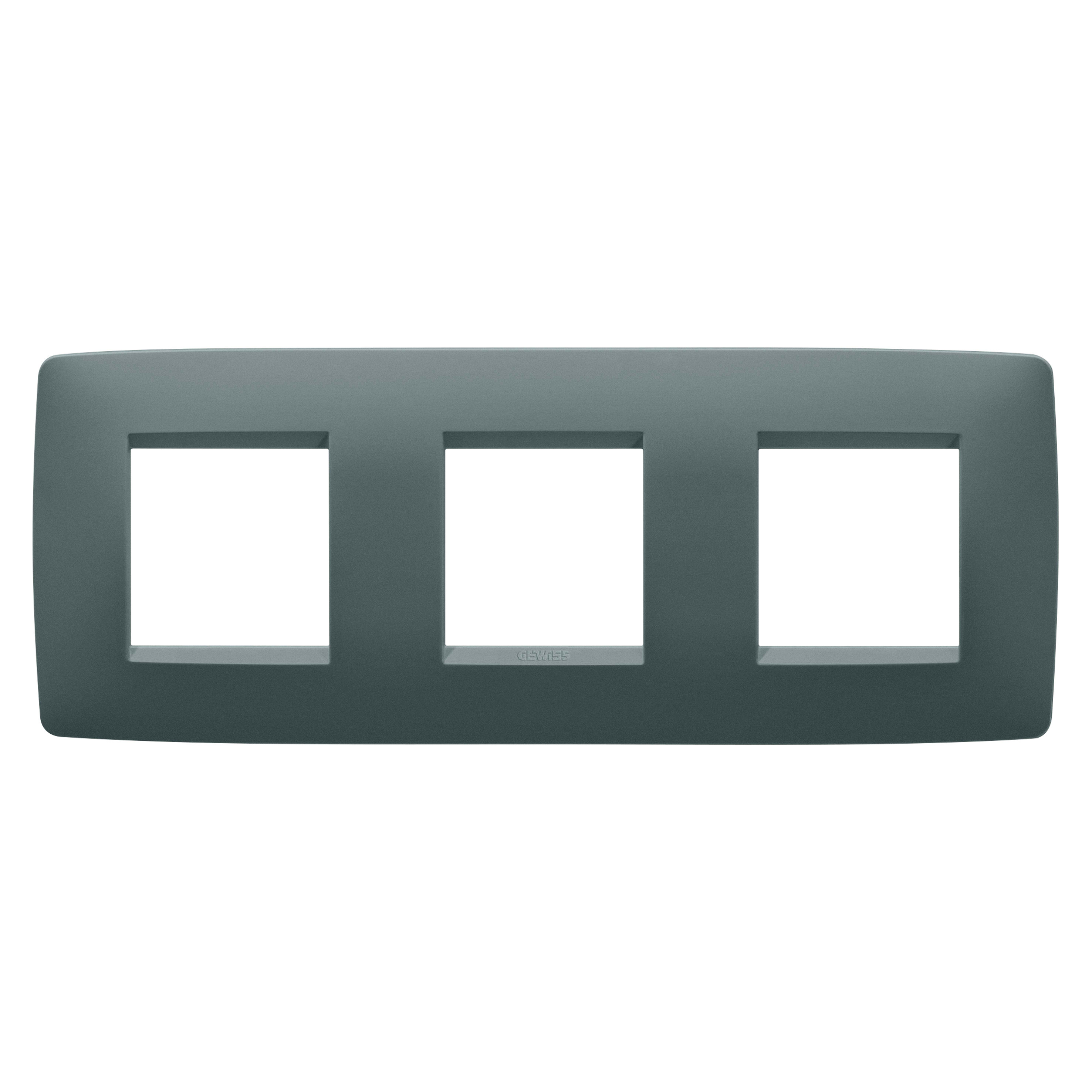 GEWISS GEWGW16126VZ PLACCA ONE INT.2+2+2M O OTTANIO