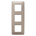 GEWISS - GEWGW16127TC PLACCA ONE INTERNATIONAL - IN TECNOPOLIMERO - 2+2+2 POSTI VERTICALE - CANAPA - CHORUSMART