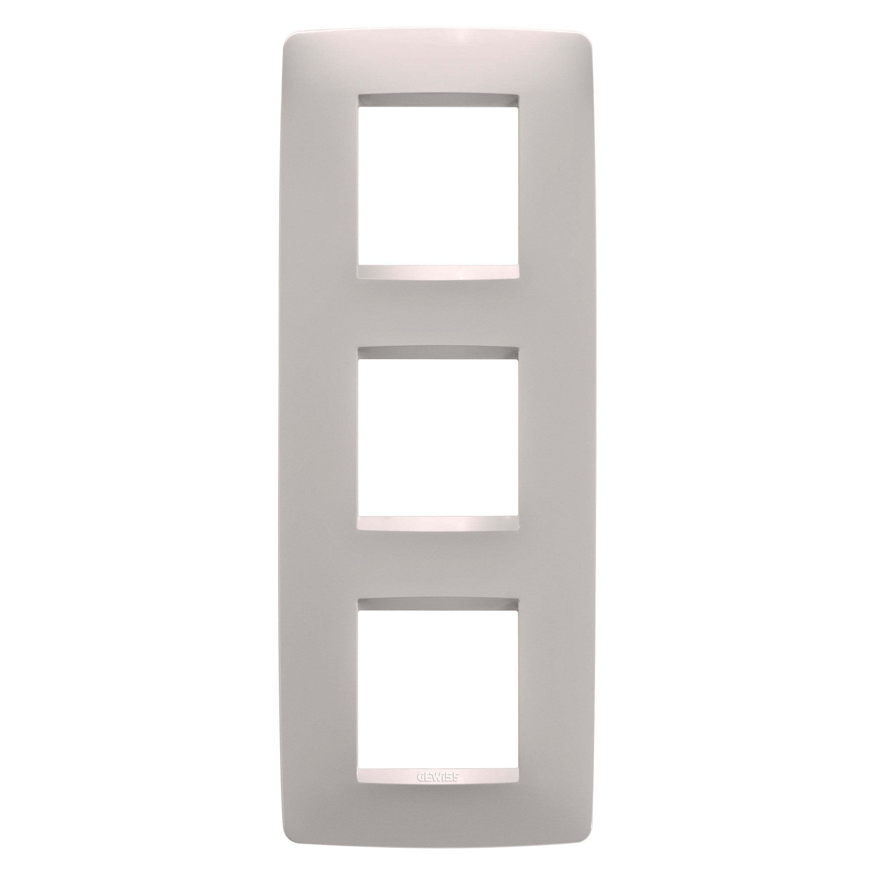 GEWISS GEWGW16127VL PLACCA ONE INT.2+2+2M V NATURAL BEIGE