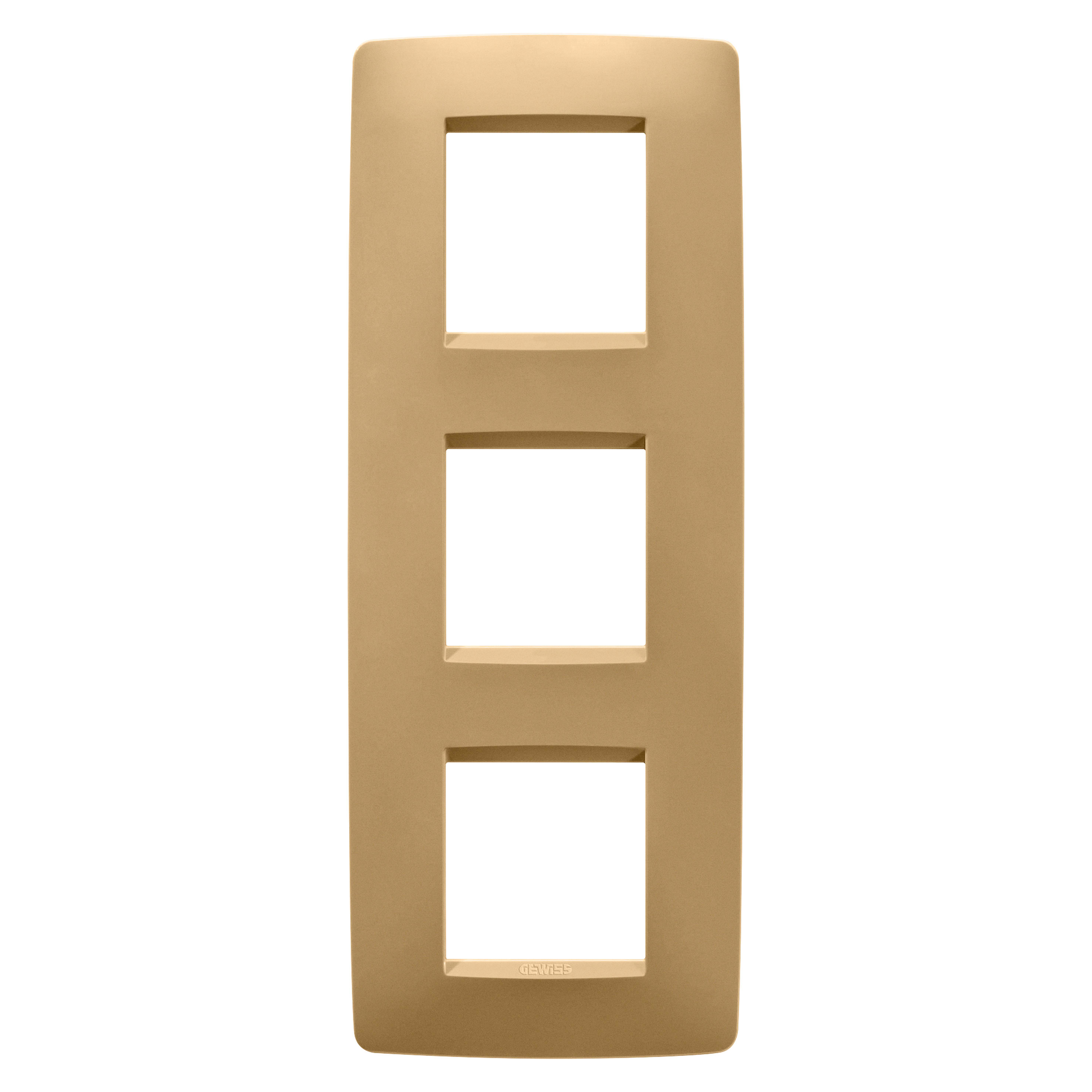 GEWISS - GEWGW16127VO PLACCA ONE INT.2+2+2M V ORO