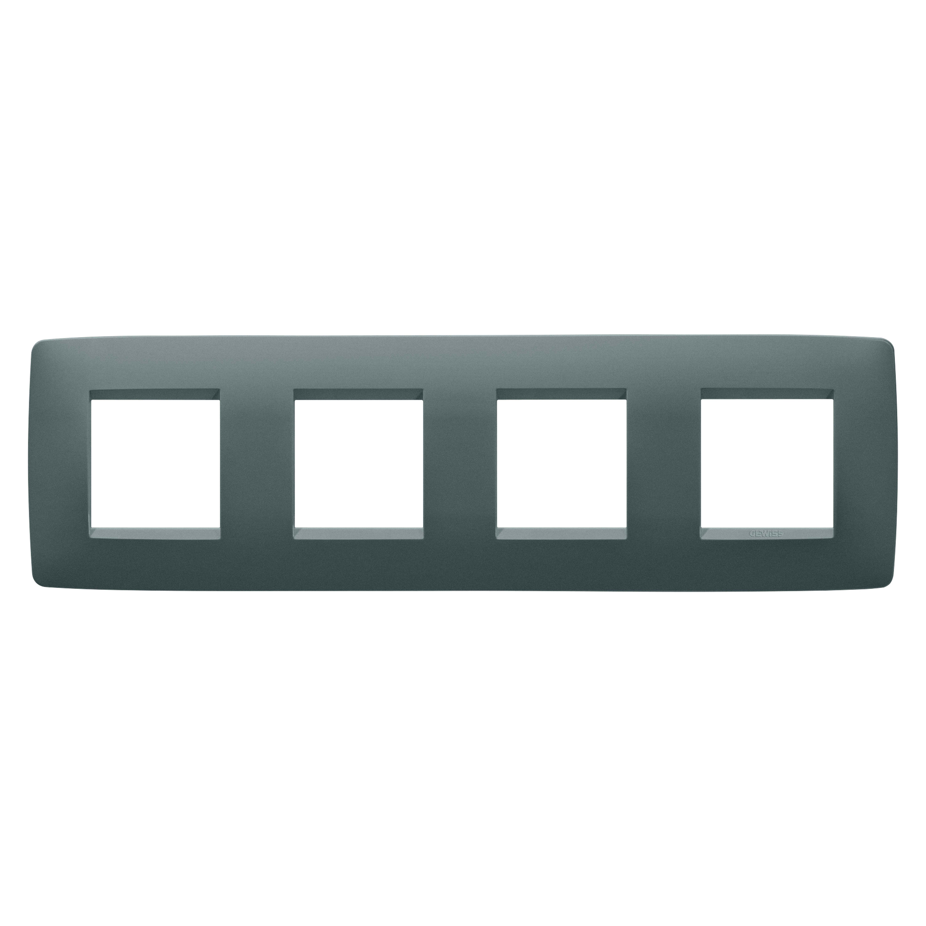 GEWISS - GEWGW16128VZ PLACCA ONE INT.2+2+2+2M O OTTANIO