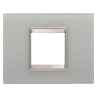 GEWISS - GEWGW16202GT PLACCA LUX 2M VETRO NATURAL REFLECT.