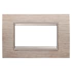 GEWISS - GEWGW16204WK PLACCA LUX 4M LEGNO ROVERE CHIARO