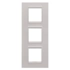 GEWISS - GEWGW16227XL PLACCA LUX INT.2+2+2M V MET.NAT.BEIGE
