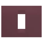 GEWISS - GEWGW16401VD PLACCA GEO - IN TECNOPOLIMERO VERNICIATO - 1 POSTO - TUSCAN RED - CHORUSMART