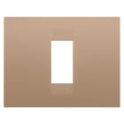 GEWISS - GEWGW16401VX PLACCA GEO - IN TECNOPOLIMERO VERNICIATO - 1 POSTO - RAME CHIARO - CHORUSMART