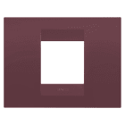 GEWISS - GEWGW16402VD PLACCA GEO - IN TECNOPOLIMERO VERNICIATO - 2 POSTI - TUSCAN RED - CHORUSMART