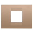 GEWISS - GEWGW16402VX PLACCA GEO 2M RAME CHIARO