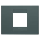 GEWISS - GEWGW16402VZ PLACCA GEO - IN TECNOPOLIMERO VERNICIATO - 2 POSTI - OTTANIO - CHORUSMART