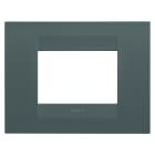 GEWISS - GEWGW16403VZ PLACCA GEO - IN TECNOPOLIMERO VERNICIATO - 3 POSTI - OTTANIO - CHORUSMART