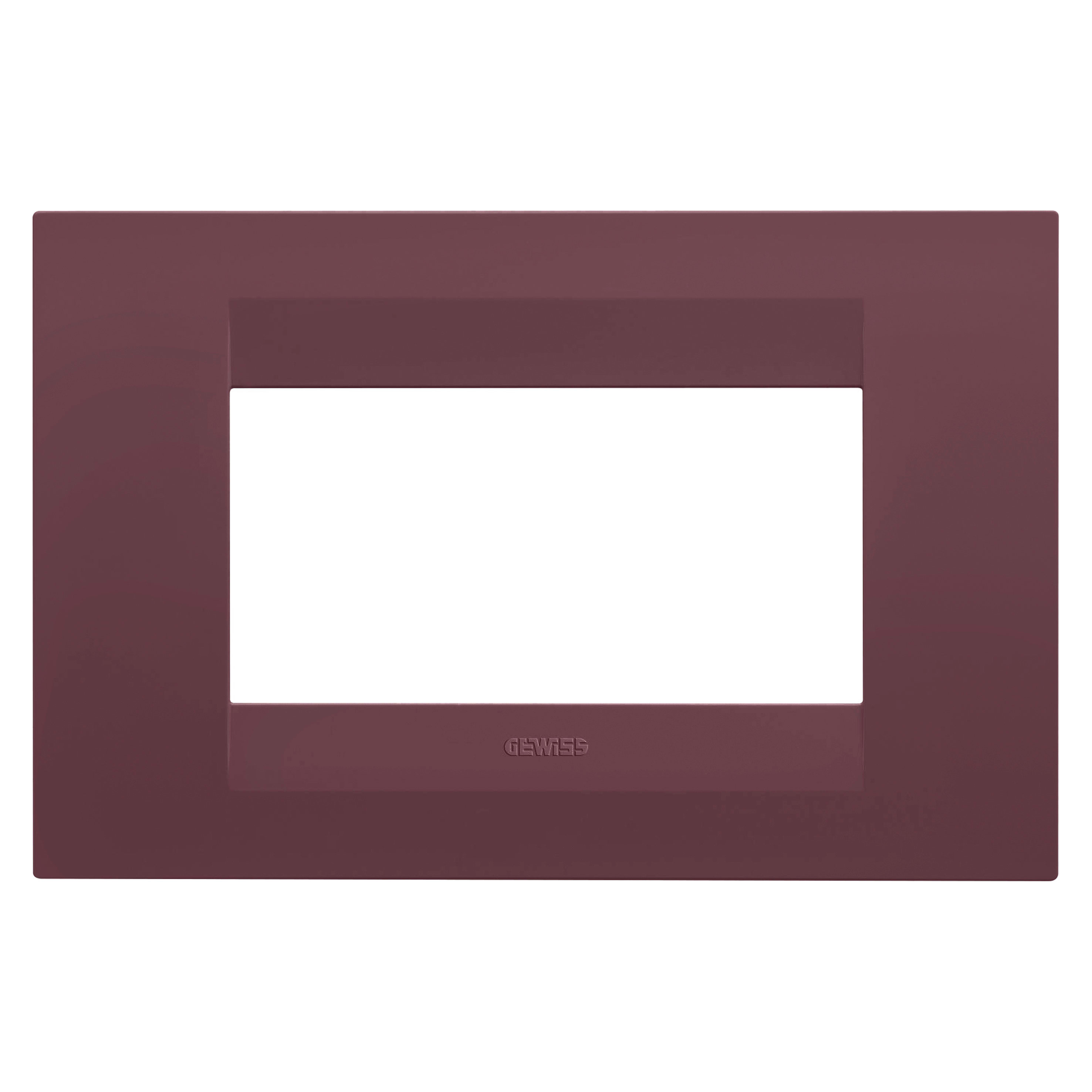 GEWISS GEWGW16404VD PLACCA GEO 4M TUSCAN RED